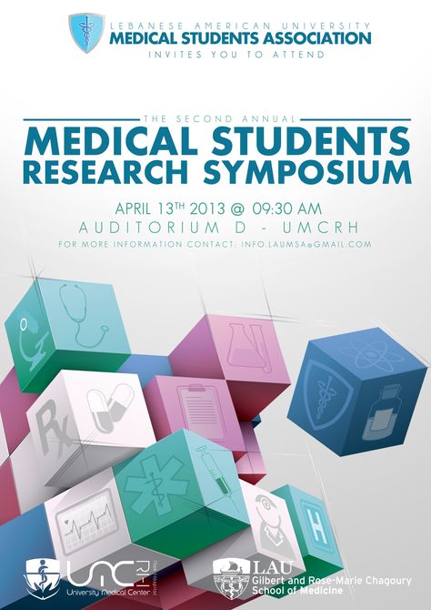 Lebanese American University - Medical Students Research Symposium Symposium Poster, Editorial Moodboard, American University, American Universities, Medical University, School Of Medicine, Medical Students, Monopoly Deal, Poster Design