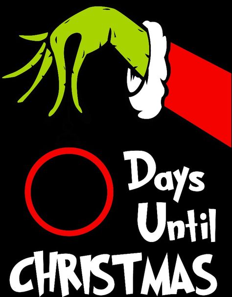 Grinch Christmas Countdown, Christmas Countdown Svg, Days Until Christmas, Grinch Christmas, Christmas Countdown, Grinch, Seasonal Decor, United States, Party Supplies