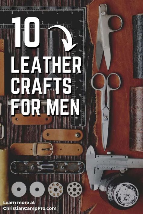 Leather Crafts For Men, Leathercraft Projects Ideas, Man Crafts Projects For Men, Men Crafts Projects, Useful Leather Projects, Mens Crafts Ideas For Men, Leather Cuff Bracelet Diy Patterns, Projects For Men, Cool Leather Projects