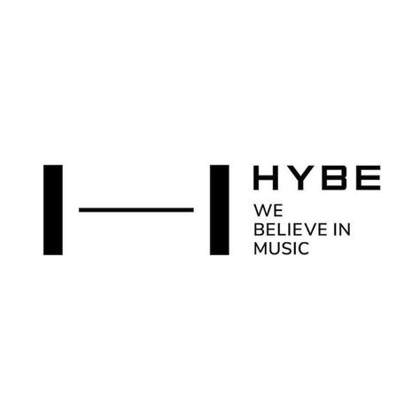 kpop fame dr hybe editing logo Hybe Logo Icon, Hybe Entertainment Logo, Bighit Entertainment Logo, Hype Labels Entertainment, Hybe Labels Logo, Entertainment Logo Design Ideas, Kpop Agency Logo, Bighit Logo, All Kpop Groups Names