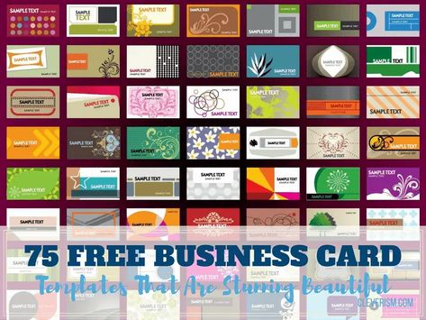 75 Free Business Card Templates That Are Stunning Beautiful | Cleverism Free Business Card Design Templates, Free Printable Business Cards, Restaurant Business Cards, Free Business Card Design, Make Business Cards, Business Card Template Psd, Beautiful Business Card, Business Notes, Blank Business Cards