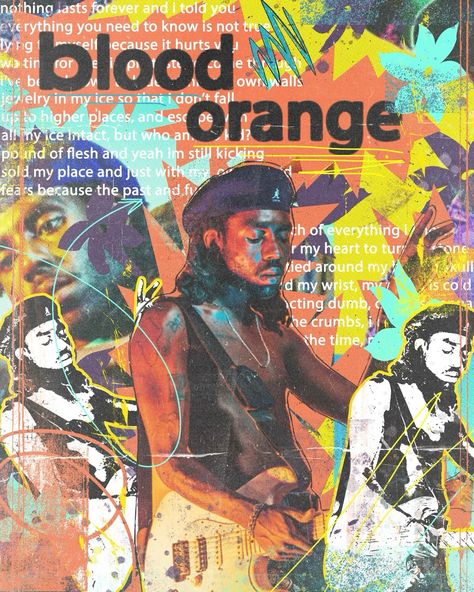 Blood Orange Aesthetic Artist, Blood Orange Poster, Blood Orange Artist, Blood Orange Aesthetic, Orange Collage, Create A Business Logo, Create A Business, Posters For Room, Dorm Posters