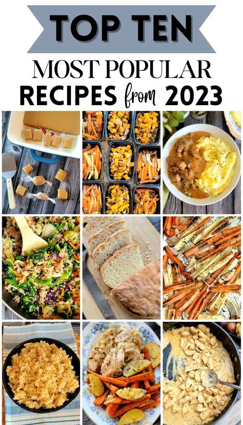 Most popular recipes 2023 Top Dinner Recipes, Popular Dinner Recipes, Budget Family Meals, Ham And Bean Soup, Popular Food, Favorite Recipes Dinner, Recipe Books, Trending Recipes, Most Popular Recipes