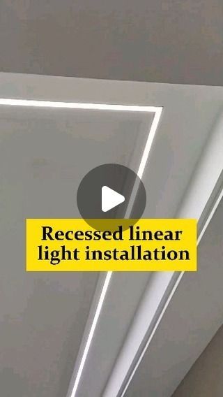 Alead Home Lightings on Instagram: "Linear light The whole process of installing recessed linear lights! ! #ledstriplights #lampfactory #ledstrips #lightingfactorys #lights #yeechop #led #art #ledlights #lighting #renovation #installation #interiordesign #runninglights #stairs #sensor #tracklighting #home #aleadhome #aleadlighting" Hidden Led Strip Lighting Ceiling, Baseboard Lighting Ideas, Recess Lighting Living Room, Trim With Led Lights, Where To Put Led Strip Lights, Hidden Lighting Ceiling, Hidden Led Strip Lighting, Lights Under Stairs, Ceiling Led Strip Lighting Ideas