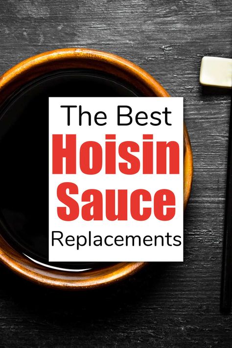 Hoisin Sauce Substitute, Substitute For Hoisin Sauce, How To Make Hoisin Sauce, Hoisin Sauce Recipes, Hoison Sauce, Chinese Sauce Recipe, Homemade Hoisin Sauce Recipe, Recipes With Hoisin Sauce, Hoisin Sauce Recipe