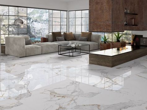 Marble Living Room Floor, White Floors Living Room, Marble Floor Living Room, Tiles For Living Room Floor, Bedroom Floor Tiles, Marble Living Room, Tattoo Modern, Tiles Living Room, Marble Flooring Design