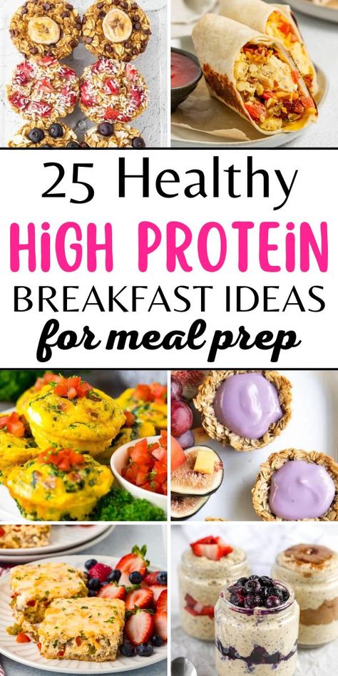 high protein breakfast meal prep Breakfast For Athletes Healthy, High Protein Low Cal Breakfast Meal Prep, Meal Prep Bowls High Protein, Meal Prep For The Week Breakfast, Athlete Meals, High Protein Low Calorie Breakfast, Protein Breakfast Meal Prep, Low Carb High Protein Breakfast, High Protein Breakfast Meal Prep