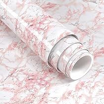 Granite Wallpaper, Kitchen Shelf Liner, Pink Marble Wallpaper, Marble Contact Paper, Backsplash Wallpaper, Kitchen Stickers, Diy Marble, Kitchen Surfaces, Shelf Liner