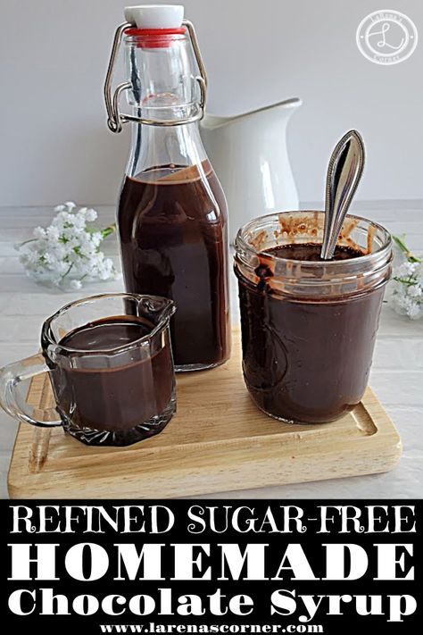 Homemade Chcolate Syrup Recipe Home Made Chocolate Syrup Recipe, Keto Chocolate Syrup, Healthy Chocolate Syrup, Diy Chocolate Syrup, Homemade Chocolate Syrup For Milk, Sugar Free Chocolate Syrup Recipe, Chocolate Simple Syrup, Hersheys Chocolate Syrup, Chocolate Syrup Recipe