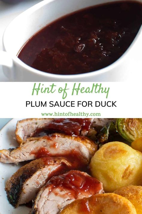 Duck Plum Sauce, Pork With Plum Sauce Recipe, How To Make Plum Sauce, Duck With Plum Sauce, Duck In Plum Sauce Recipe, Plum Sauce For Duck, Sauce For Duck Recipes, Plum Sauce For Pork, Asian Plum Sauce Recipe