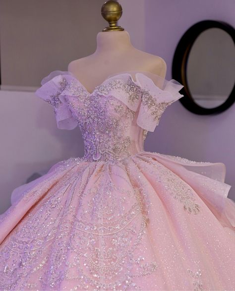 Debut Dresses Filipino Pink, Quinceanera Surprise Dance Outfits, Flower Quince, Baby Pink Prom Dress, Pink Quince Theme, Filipino Debut, Quinceañera Planning, Quinceanera Surprise Dance, Surprise Dance Outfits