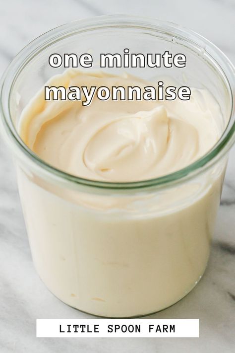 Stick Blender Mayonnaise, Make Mayonnaise, Amazing Salads, Homemade Mayonnaise Recipe, How To Make Mayonnaise, Stick Blender, Homemade Mayo, Homemade Pantry, Mayonnaise Recipe