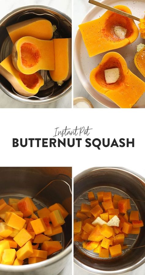 Insta Pot Butternut Squash Recipes, Butternut Squash Pressure Cooker, How To Cook Butternut Squash In Instapot, Butternut Squash Instant Pot Recipes, Instant Pot Recipes Butternut Squash, Butternut Squash In Microwave, Butternut Squash In Instant Pot, Butternut Squash Instant Pot, Microwave Butternut Squash