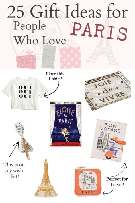 25 gift ideas for people who love Paris Paris Theme, Oui Oui, Gift Guide, Paris, Travel, Gifts