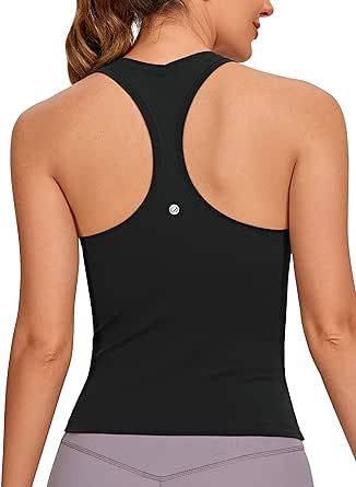 CRZ YOGA Butterluxe Racerback Workout Tank Tops for Women Sleeveless Gym Tops Athletic Yoga Shirts Camisole Gym Vests, Crz Yoga, Black Camisole, Yoga Tank Tops, Gym Tops, Sport Tank Tops, Athletic Top, Yoga Shirts, Summer Tank Tops