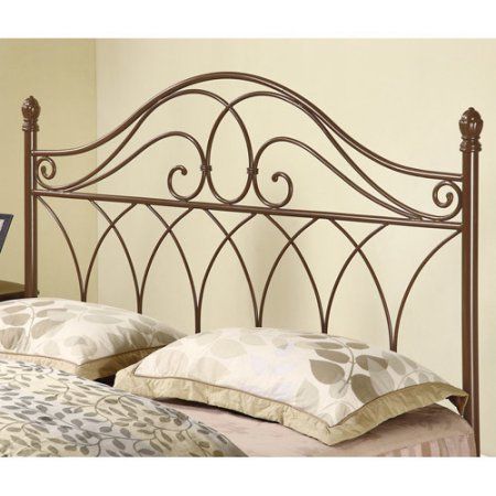 Iron Headboard, Open Frame Headboard, Full Size Headboard, Bed Metal, Full Headboard, Headboard Design, Metal Headboard, Full Size Bed Frame, Beds And Headboards