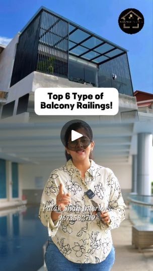 Iron Balcony Railing Modern, Balcony Ceiling Ideas, Modern Balcony Railing, Balcony Railing Design Modern, Interior Designer Instagram, Home Decor Amazon Finds, Vastu For Home, Decor Amazon Finds, Iron Balcony Railing