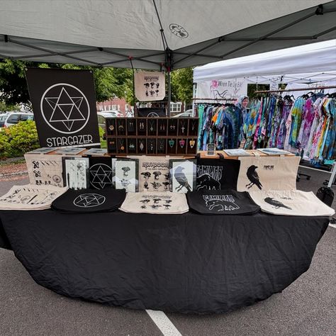 Another beautiful Saturday market done! Thanks to all who showed their support! #salemsaturdaymarket #oregon #vendor #farmersmarket Metaphysical Vendor Booth, Goth Vendor Booth, Art Booth, Beautiful Saturday, Vendor Booth, Witchy Crafts, Display Table, Craft Booth, Small Art