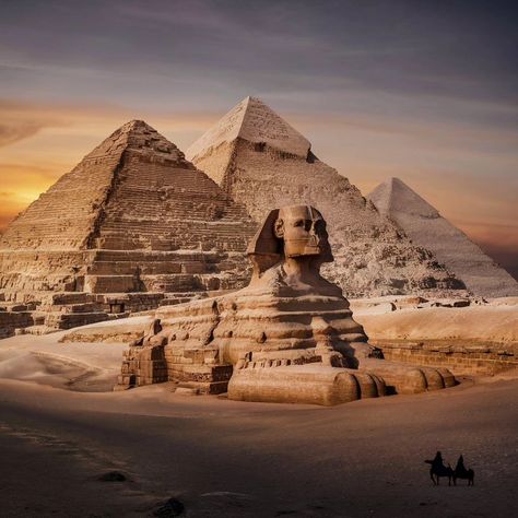 🏜️ Visiting the Pyramids of Giza: A Timeless Adventure🏛️ Stand in awe at the base of the Great Pyramid of Giza and feel the echoes of ancient Egypt. These monumental structures are not just stone; they're a tribute to the brilliance of a bygone era. 👑 The Majestic Trio The Giza Plateau houses the legendary pyramids of Pharaohs Khufu, Khafre, and Menkaure. Built over 4,500 years ago, they've witnessed the flow of history and remain as breathtaking as ever. 🗺️ Journey Inside Step into t... Egypt Giza Pyramids, Pyramid Egypt, Sphinx Egypt, Egypt Architecture, The Pyramids Of Egypt, History Of Egypt, Great Pyramids Of Giza, Ancient Egypt Pyramids, Pyramids Of Egypt