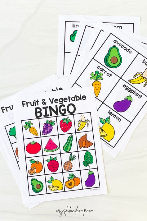 Fruit And Veg Theme Preschool, Fruit And Vegetable Sorting Preschool, Fruit Or Vegetable Preschool Activity, Vegetable Bingo Free Printable, Summer Fruit Activities For Kids, Fruit And Veggie Lesson Plans, Fruit Vs Vegetable Preschool, Kindergarten Fruits And Vegetables, Vegetables Lesson Plan Preschool