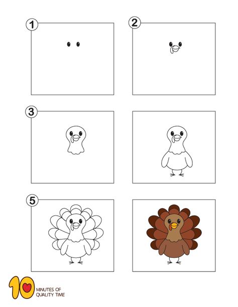 How to Draw a Turkey Turkey Doodle Easy Drawing, Easy Turkey Doodle, Turkey Easy Drawing, Turkey Drawing Easy Step By Step, How To Draw A Turkey Step By Step, How To Draw Turkey, Cute Turkey Drawing Easy, How To Draw A Turkey Easy, Cute Thanksgiving Drawings Easy