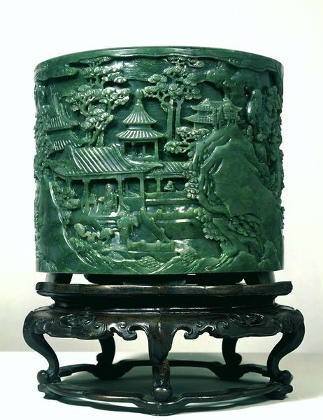 Stone Sculptures, Rocky Landscape, Asian Sculptures, Chinese Temple, Eclectic Aesthetic, Temple Jar, Chinese Jade, Nature Artwork, Nephrite Jade