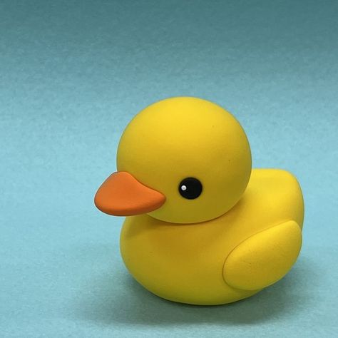 Duck Made Out Of Clay, Things Of Clay, Soft Clay Art Easy, Cute Animal Clay Sculptures, Animals From Clay, Cute Little Clay Things Ideas, Soft Clay Art Ideas, Clay Models Ideas, Cute Air Dry Clay Ideas Animals