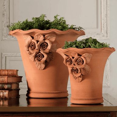 Search: 8 results found for "Rose* pots*" — Boxhill & Co., LLC Teracotta Pots, Italian Terra Cotta Pots, Terra Cotta Planters, Rose Pot, Terracotta Flower Pots, Leaf Designs, Terracotta Planter, Outdoor Pots, Italian Pottery