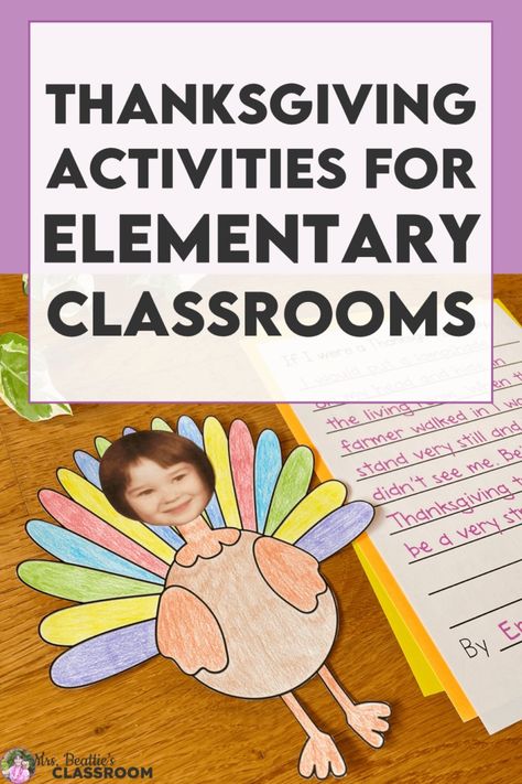 What would it BE like to be the Thanksgiving turkey? Let your students' imaginations run wild with this fun writing and art activity! This is the perfect activity for the days leading up to Thanksgiving break! Thanksgiving Elementary Activities, Thanksgiving Ela Activities, Thanksgiving Activities For Elementary, Thanksgiving Elementary, Thanksgiving Writing Activities, Thanksgiving Picture Books, Thanksgiving Ela, Fun Thanksgiving Activities, Thanksgiving Writing Activity