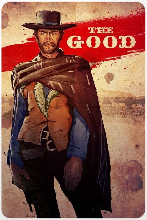 The Good, the bad and the Ugly...love the music to this movie. Nothing like a good Clint Eastwood spaghetti western movie. Western Spaghetti, Septième Art, Spaghetti Western, Western Movie, Movie Poster Art, Foto Vintage, Kendo, Western Movies, Clint Eastwood