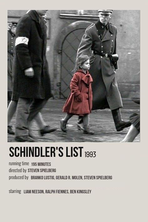 Schindler's List Movie, Spielberg Movies, Oskar Schindler, Ben Kingsley, Schindler's List, Series Quotes, Movie Decor, Iconic Movie Posters, Movie Card