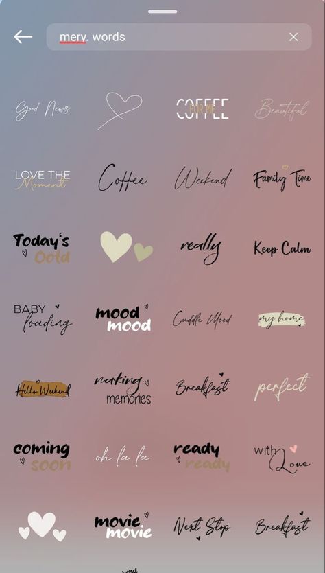 Blog Highlight Cover Instagram, Insta Story Font Hack, Insta Story Stickers Search Words, Hastag Instagram Aesthetic, Insta Sticker Free, Cute Insta Story Layout, Add Yours In Instagram Story, Instagram Gift Stories Aesthetic, Instagram Search Ideas