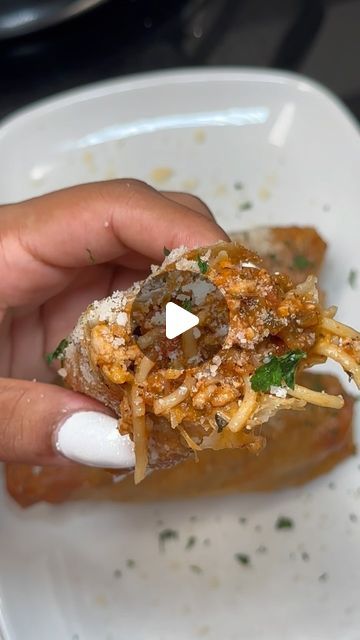 Spaghetti Egg Rolls, Langostino Tails Recipe, Wrapper Recipes, Houston Foodie, Would You, Takeout Food, Egg Roll Wrappers, Mood Food, Wonton Wrappers