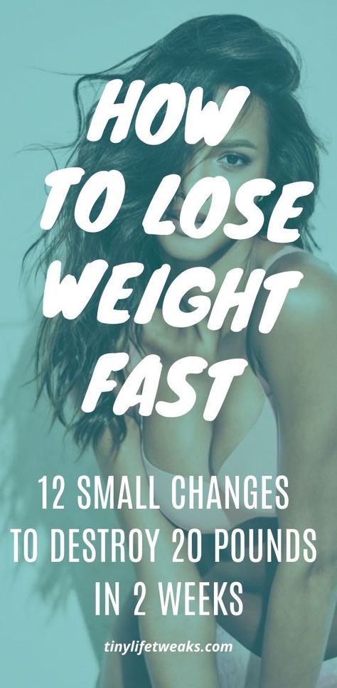 How To Lose Weight Fast: 12 Small Changes To Destroy 20 Pounds in 2 Weeks | lose weight in a week lazy | lose weight in a week without exercise | lose weight in a week tips | how to lose weight in a week at home | how to lose weight in a week fast #loseweight #skinny #losebellyfat #howtoloseweight #fitness #howtoloseweightfast #howtoloseweightquickly Ways To Loose Weight, 20 Pounds In 2 Weeks, Lose 50 Pounds, Small Changes, Lose 20 Pounds, 20 Pounds, Science Experiments, Lose Belly, Lose Belly Fat