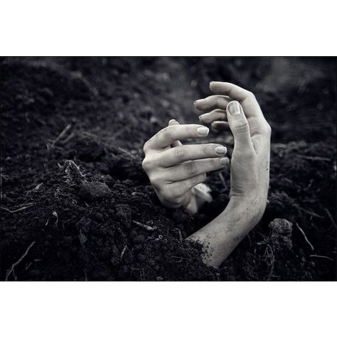 Buried Alive The worst fate you can imagine ❤ liked on Polyvore featuring backgrounds, pictures, people, photos and hands Story Inspiration, Writing Inspiration, Dark Art, Character Inspiration, Deviantart, Black And White, Tumblr, Canning, Photography