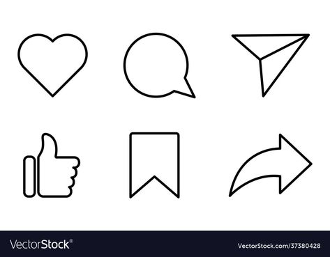 Comment Logo, Social Media Symbols, Comment Icon, Instagram Likes And Followers, Like Logo, Logo Trends, Share Logo, Art Symbols, Social Media Icons Vector