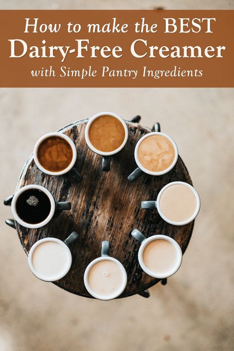 Coconut Creamer Recipe, Lactose Free Coffee Creamer, Hemp Milk Recipes, Sugar Free Coffee Creamer, Almond Milk Creamer, Vegan Coffee Creamer, Hazelnut Coffee Creamer, Diy Coffee Creamer, Dairy Free Coffee Creamer