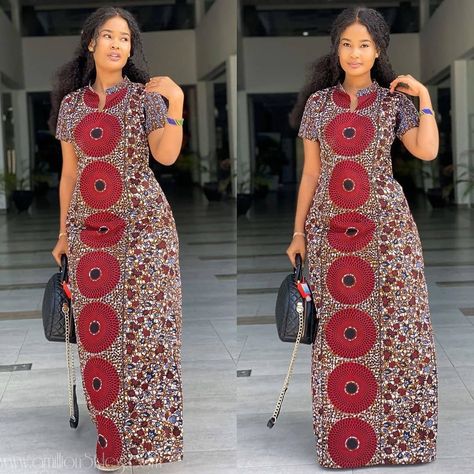 Chitenge Dresses, Long Ankara Dresses, Ankara Long Gown, African Attire Dresses, Ankara Long Gown Styles, Long African Dresses, Ankara Dress Styles, Ankara Gowns, African Styles