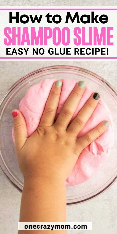 Glue Free Slime Recipe, Slime Recipe Easy No Contact Solution, Conditioner Slime Recipe, At Home Slime Recipe, Cornstarch Slime 2 Ingredients, Fluffy Slime Recipe Without Glue, Easy Homemade Slime For Kids, Kids Slime Recipe Easy, Easiest Slime Recipe Ever