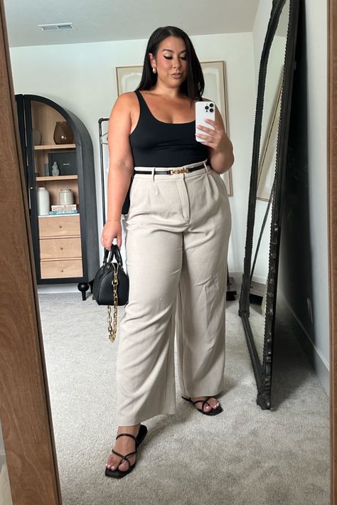 Small Mid Size Fashion, Casual Outfit Plus Size Summer, Effortless Plus Size Outfits, Clothing Style Plus Size, Business Women Plus Size, Singles Mixer Outfit, Plus Size Work Summer Outfits, Different Styles Fashion Plus Size, Petite Mid Size Summer Outfits