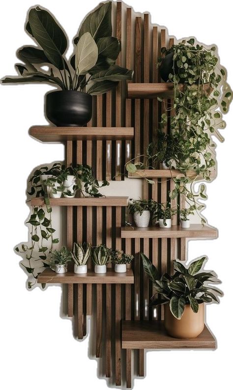 Living Room Plants Decor, Room Green, Living Room Plants, Spa Room, Spring Landscape, Spacious Kitchens, Slat Wall, Home Trends, Decor Idea