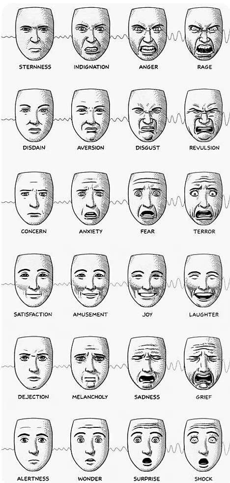 Tell me your facial expression when taking a dumb Emotions Drawing, Facial Expressions Drawing, Tato Minimal, Emotion Faces, Drawing Face Expressions, 얼굴 드로잉, Drawing Tutorial Face, 얼굴 그리기, Drawing Faces