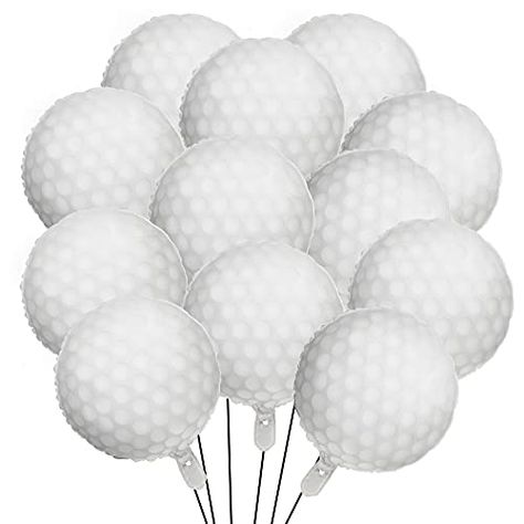 Golf Theme Birthday Party, Golf Theme Birthday, Ball Balloons, Theme Birthday Decoration, Golf Baby Showers, Golf Theme Party, Golf Baby, Rose Gold Party Decor, Golf Birthday Party