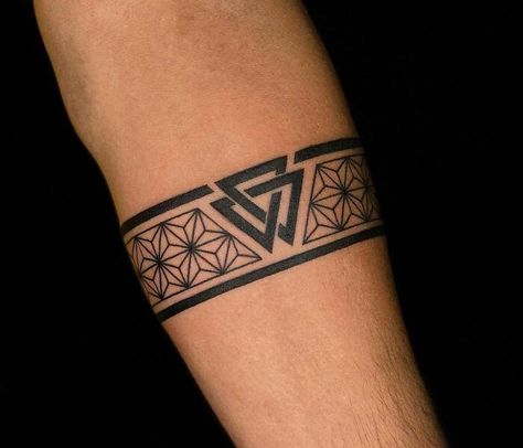 Black Band Tattoo, Band Tattoos For Men, Armband Tattoos, Forearm Band Tattoos, Band Tattoo Designs, Boho Tattoos, Armband Tattoo Design, Om Tattoo, Wrist Tattoos For Guys