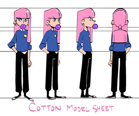 Portfolio Model, Anna Cattish, Character Turnaround, Character Model Sheet, Model Sheet, Character Design Animation, Art Style Inspiration, Animation Design, Character Sheet