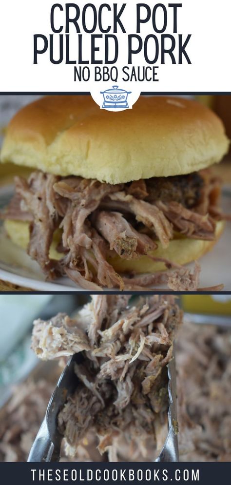 Pulled Pork No Bbq Sauce, Pulled Pork Crock Pot Recipes Bbq, Pulled Pork Crock Pot Recipes, Pulled Pork Crock Pot Recipes Easy, Pork Crock Pot Recipes, Easy Pork Roast, Tenderloin Recipes Crockpot, Easy Pulled Pork Crock Pot, Pork Roast Crock Pot Recipes