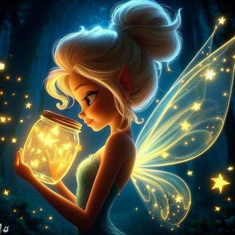 There's just something magical about them ✨️ Tinker Fairies, Tinkerbell Wallpaper, Tinkerbell Pictures, Disney Magical, Disney Character Art, Tinkerbell Disney, Fairy Paintings, Tinkerbell Fairies, Disney Tinkerbell