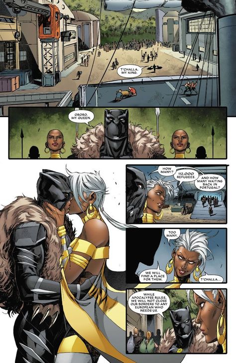 Marvel Heroes Names, Black Panther Images, Storm Marvel, Nightwing And Starfire, Black Panther Art, Black Comics, Marvel Characters Art, Comic Book Panels, Marvel Artwork