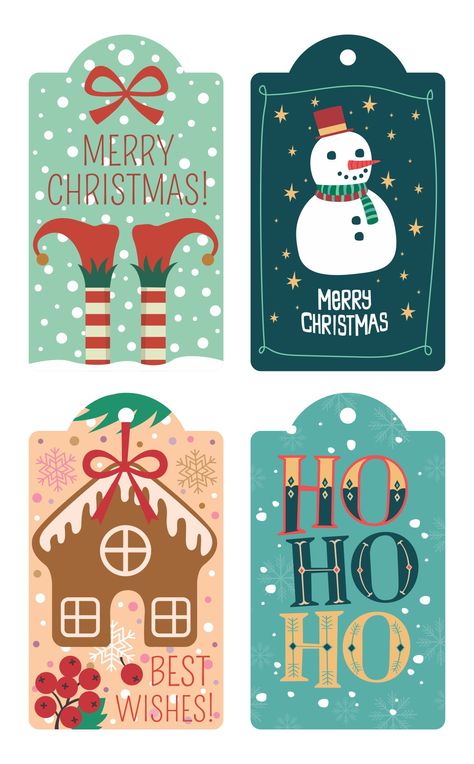 Gift Tag Christmas Printable, Cute Christmas Gift Tags, New Year Tags Free Printable, Christmas Gift Cards Printable, Christmas Tag Free Printable, Merry Christmas Tags Printable Free, Printable Christmas Tags Free, Christmas Tag Ideas, Christmas Card Design Ideas