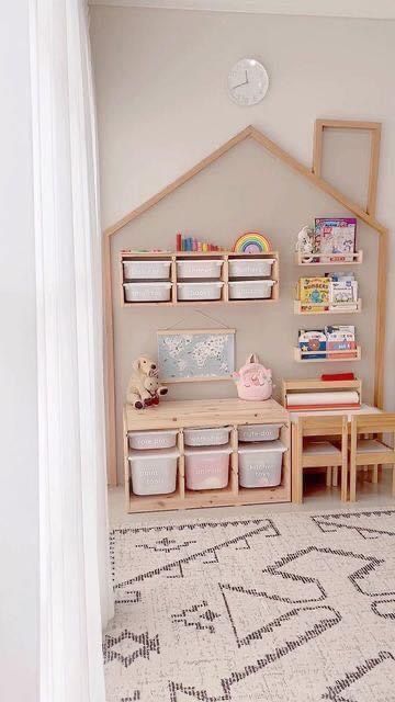 Baby Playroom, Bedroom Basement, Big Boy Bedrooms, Toddler Playroom, Kids Playroom Decor, Toddler Girl Room, Kids Bedroom Inspiration, Toddler Room Decor, Baby Room Inspiration